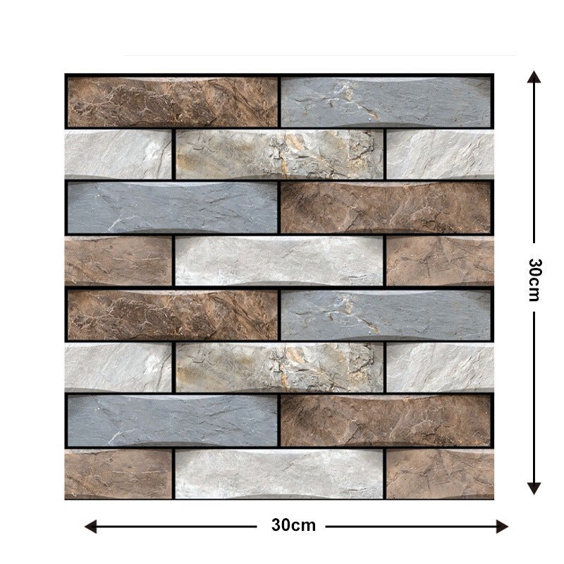 Brick Style Wallpaper Living Self-Adhesive - Snug & Homely