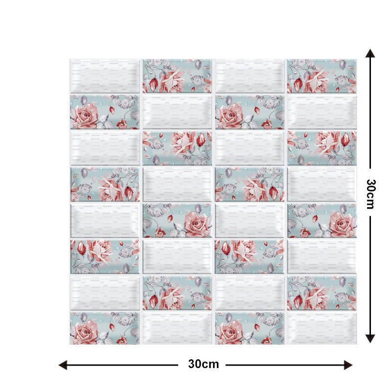 Brick Style Wallpaper Living Self-Adhesive - Snug & Homely