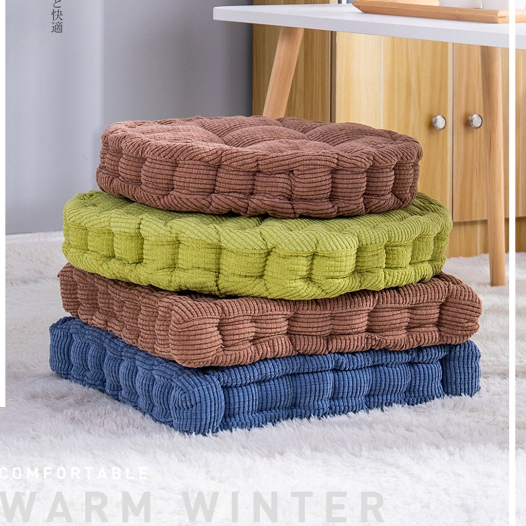 Coffee Plush Round Cushion - Snug & Homely