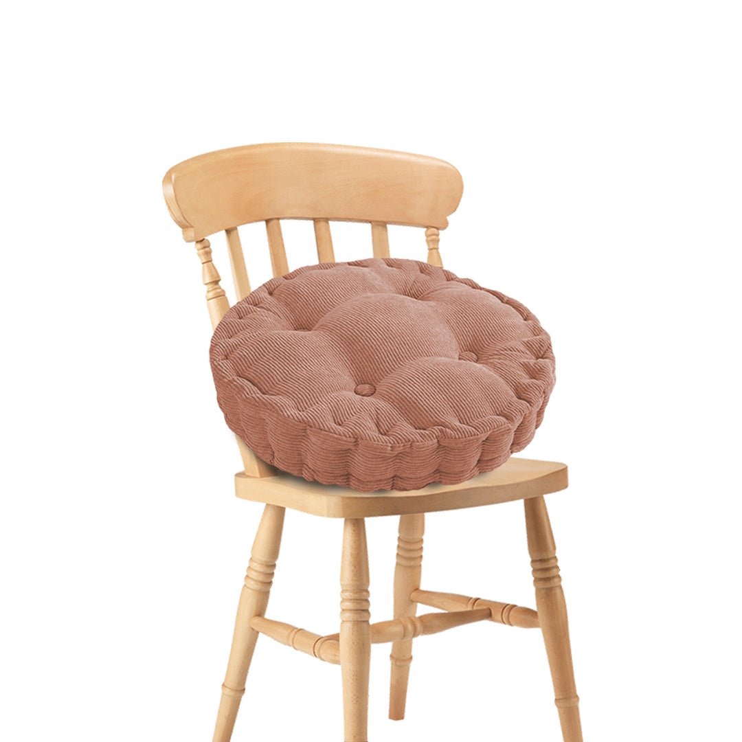 Coffee Plush Round Cushion - Snug & Homely