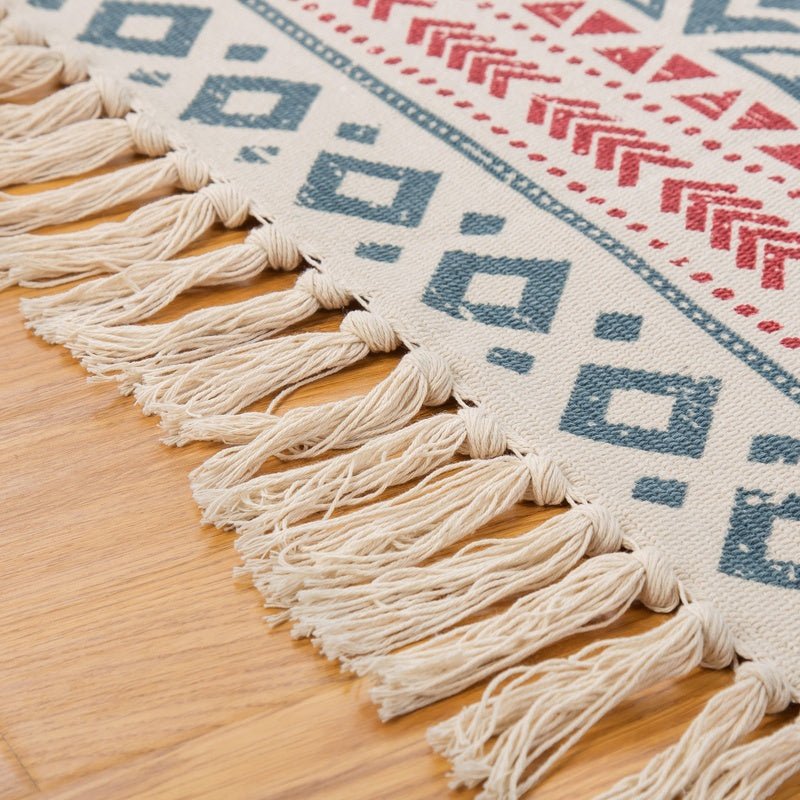 Cotton and linen hand-woven carpets - Snug & Homely