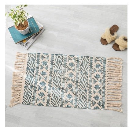 Cotton and linen hand-woven carpets - Snug & Homely