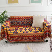 Dual-Sided Geometric Jacquard Anti-Slip Sofa Cover