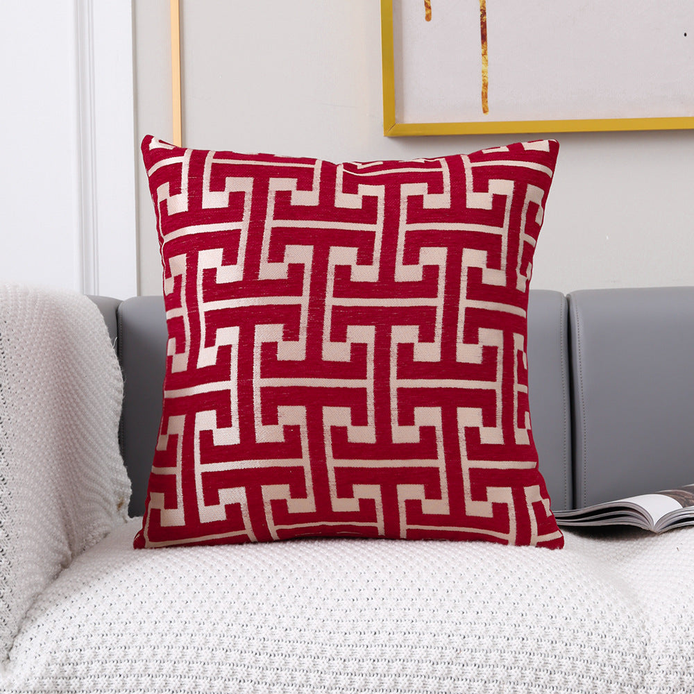 Chenille Jacquard Pillow cover