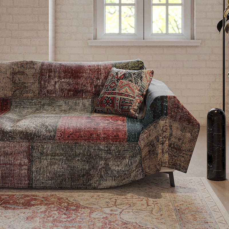 Ethnic-style Vintage Persian Sofa Cover Fabric - Snug & Homely