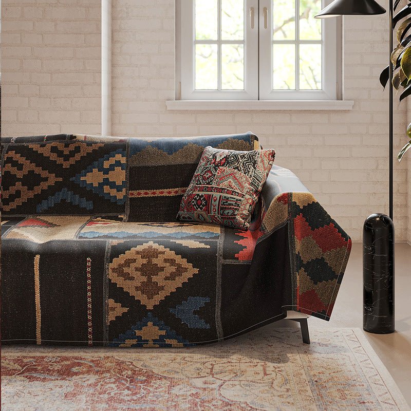 Ethnic-style Vintage Persian Sofa Cover Fabric - Snug & Homely