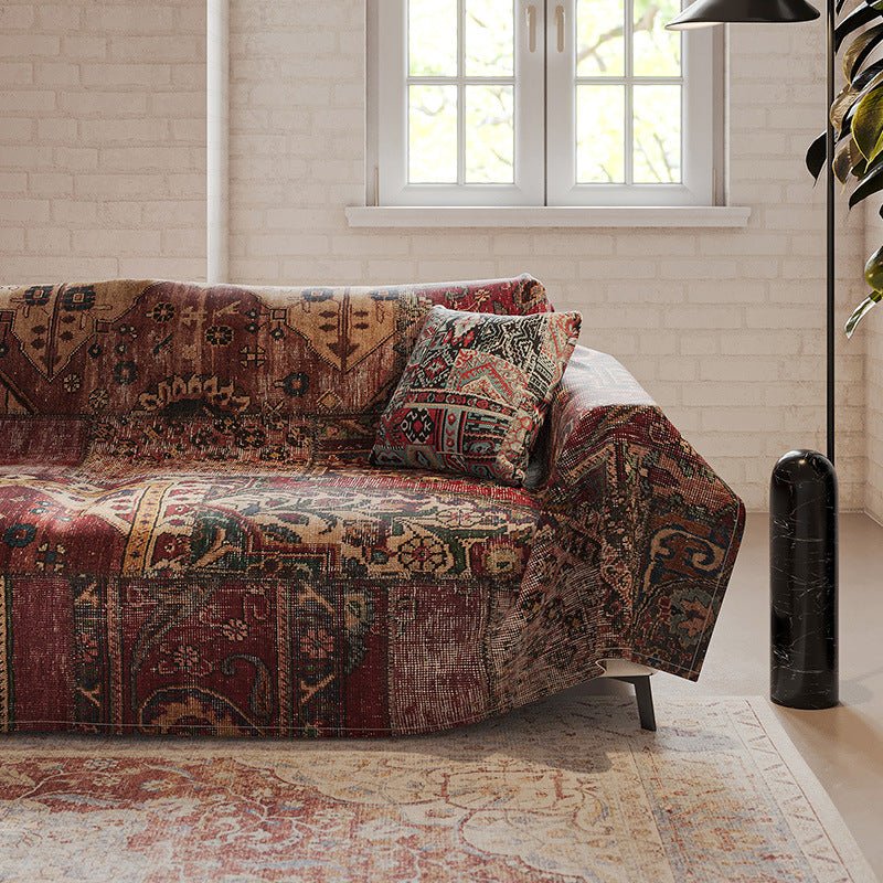 Ethnic-style Vintage Persian Sofa Cover Fabric - Snug & Homely
