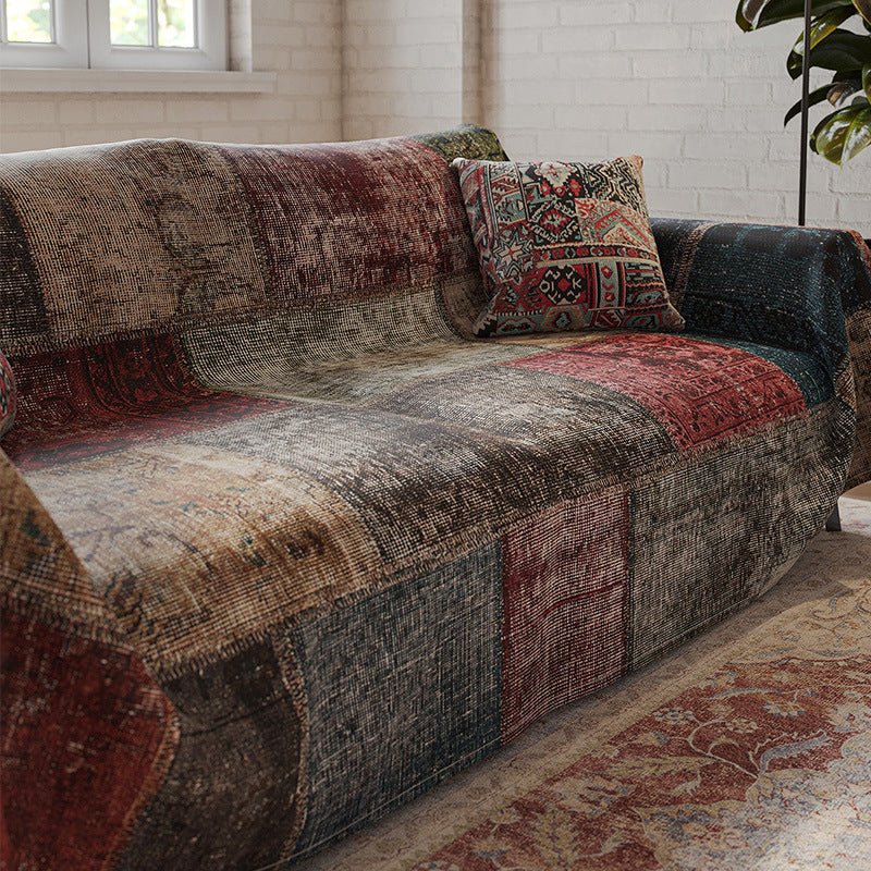 Ethnic-style Vintage Persian Sofa Cover Fabric - Snug & Homely