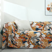 Florence Bloom – European-Style Cotton Gauze Sofa Towel