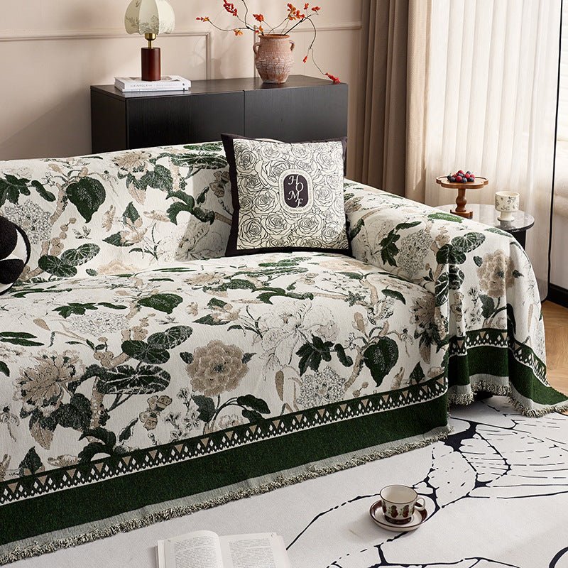 Home Fashion Chenille Sofa Cover - Snug & Homely