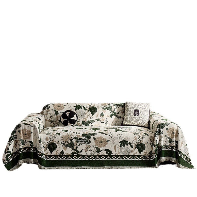 Home Fashion Chenille Sofa Cover - Snug & Homely