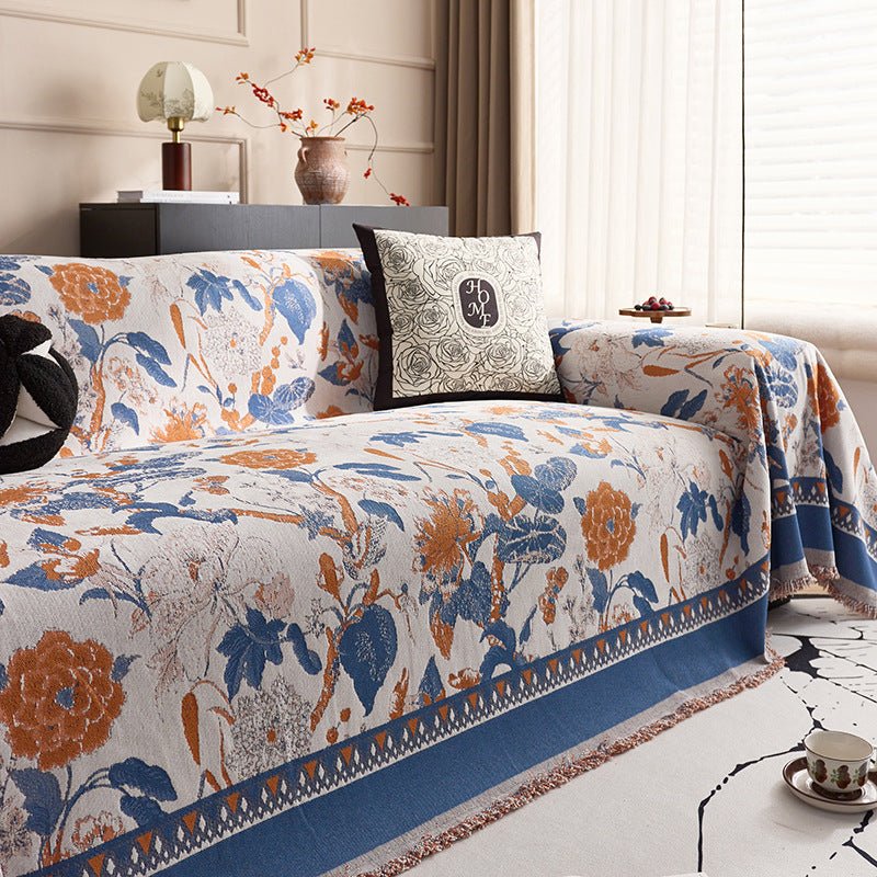 Home Fashion Chenille Sofa Cover - Snug & Homely