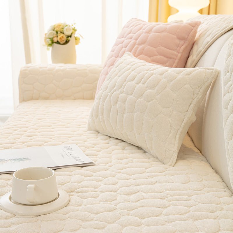 Milk Velvet Winter Sofa Cushion Thickened Anti Slip Seat Cushion - Snug & Homely