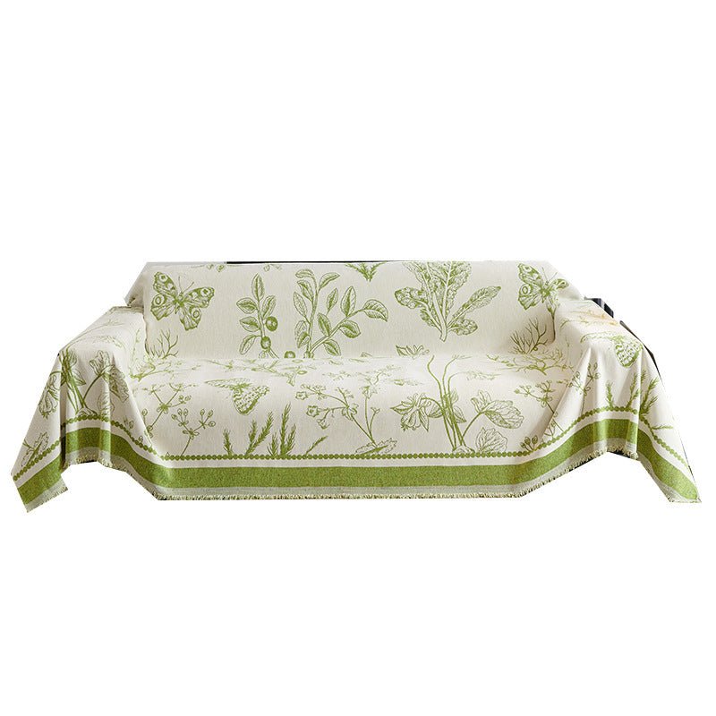 MuMold – Modern Chenille Sofa Towel with Anti-Slip Backing - Snug & Homely