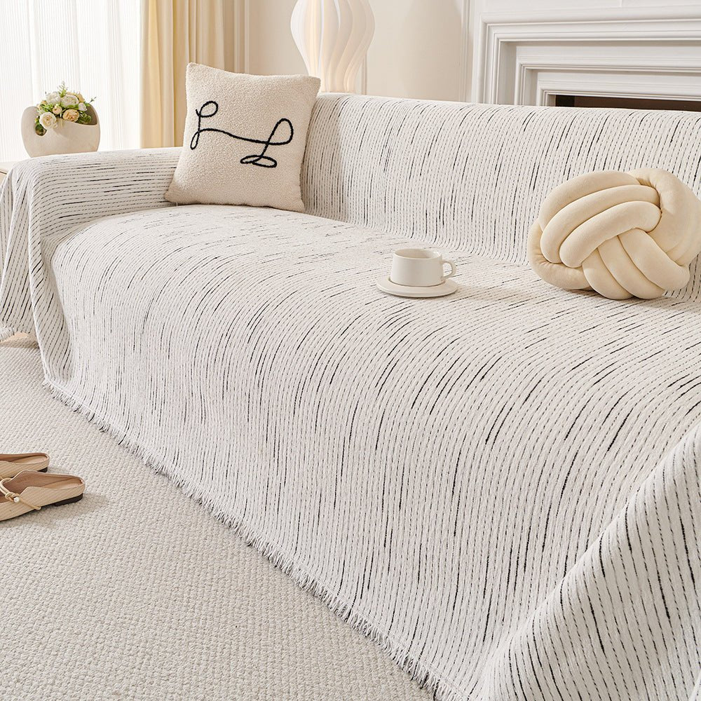 New Light Chenille Sofa Throw - Snug & Homely