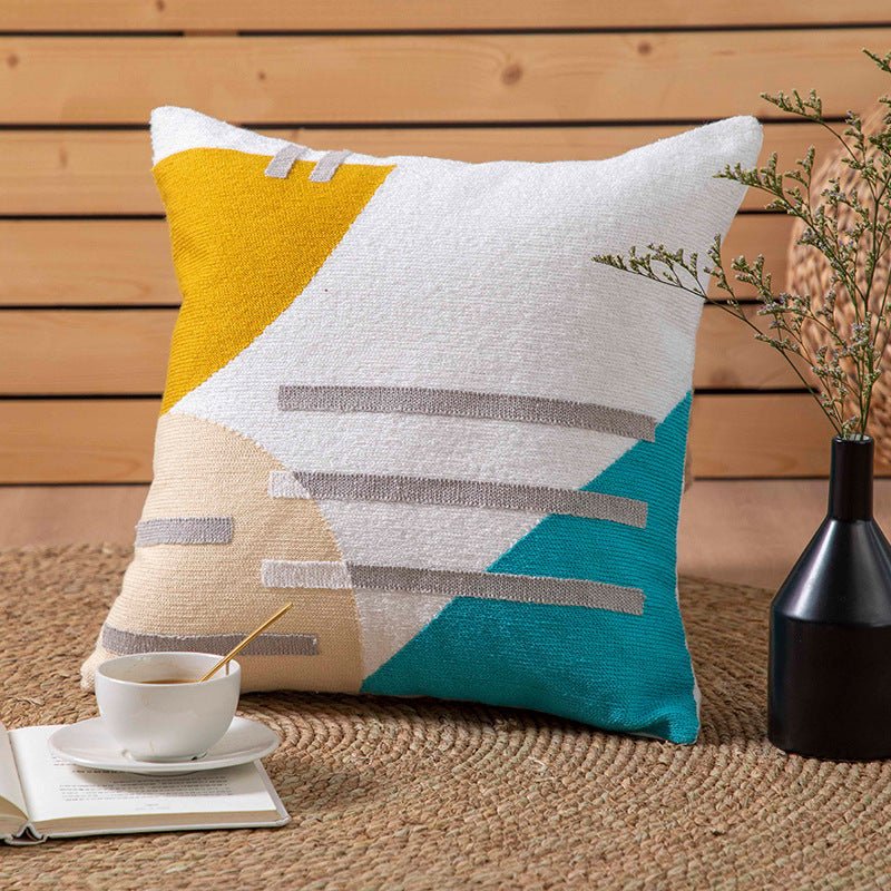Nordic Cotton Canvas Throw Pillow Cover - Snug & Homely