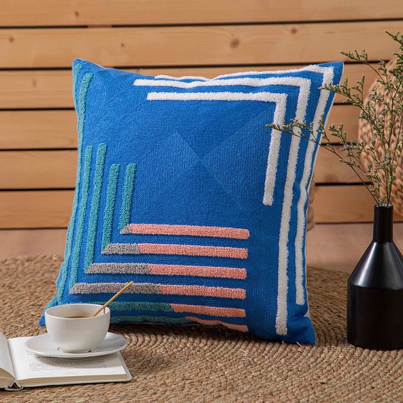 Nordic Cotton Canvas Throw Pillow Cover - Snug & Homely