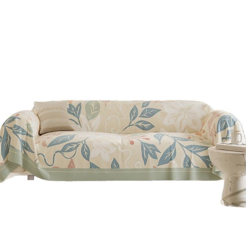 Orchid Veil – All-Inclusive Dustproof Sofa Towel - Snug & Homely