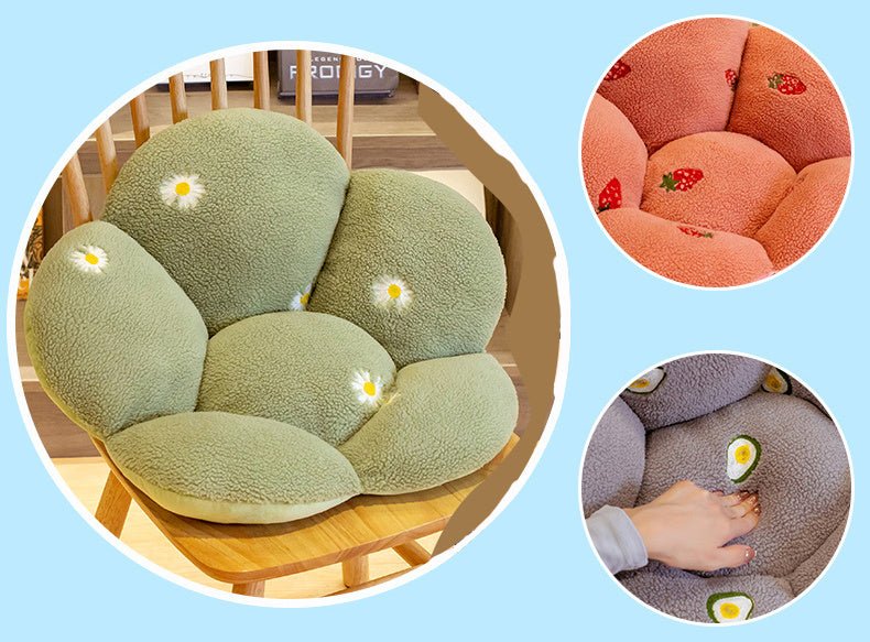 Petal Throw Pillow Cushion - Snug & Homely