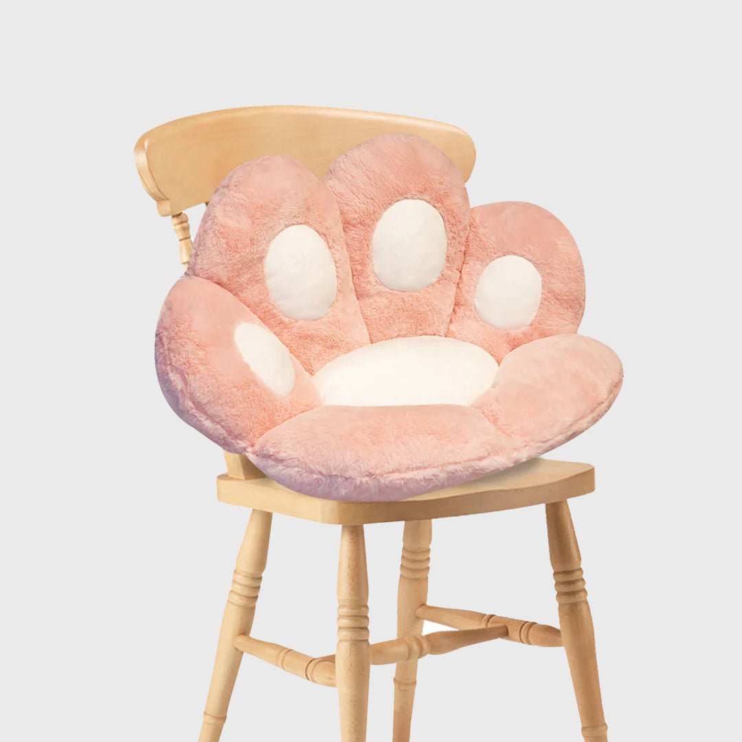 Pink Paw Shape Cushion - Snug & Homely