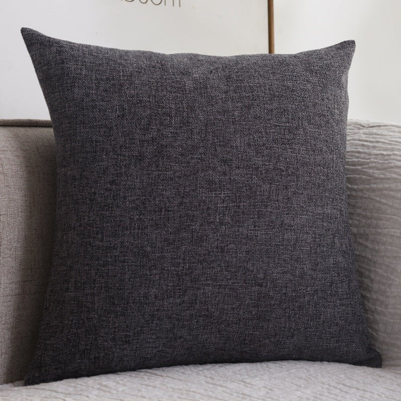 Simple Harmony: Cotton Linen Cushion - Snug & Homely
