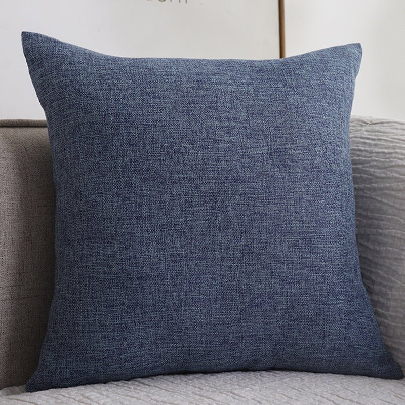 Simple Harmony: Cotton Linen Cushion - Snug & Homely
