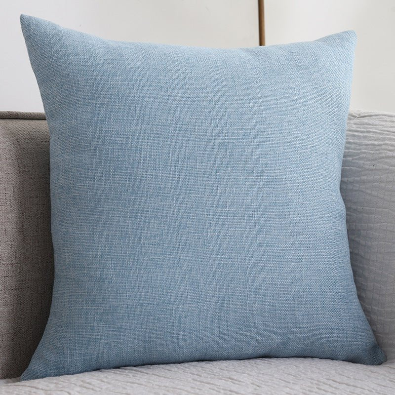 Simple Harmony: Cotton Linen Cushion - Snug & Homely