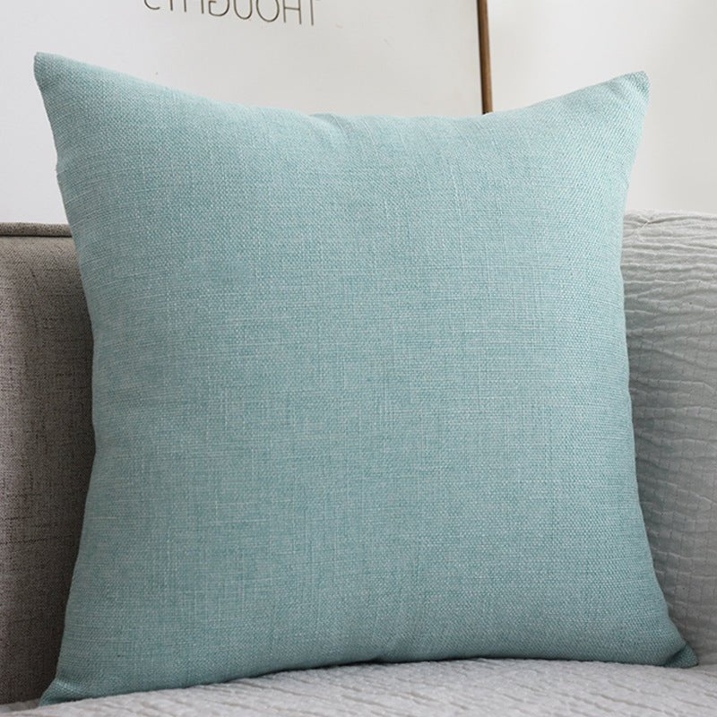 Simple Harmony: Cotton Linen Cushion - Snug & Homely