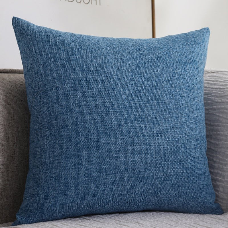 Simple Harmony: Cotton Linen Cushion - Snug & Homely