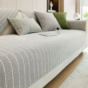 StrioLuxe Chenille Non-Slip Sofa Cushion Cover